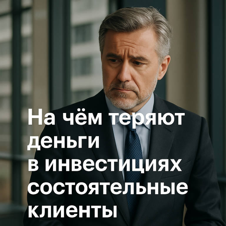 На чём теряют деньги в инвестициях состоятельные клиенты