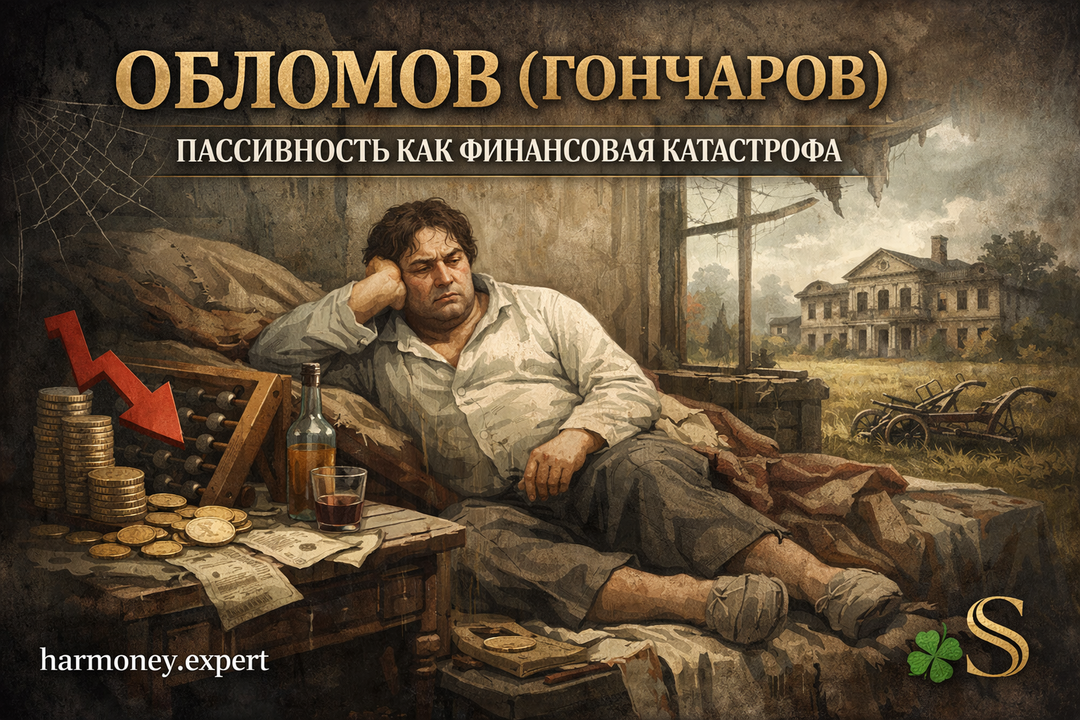 Обломов - пассивность как финансовая катастрофа