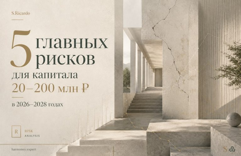Пять главных рисков для капитала 20–200 млн рублей в 2026–2028 годах