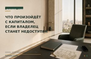 Пустое кресло владельца капитала, ставшего недоступным для управления активами