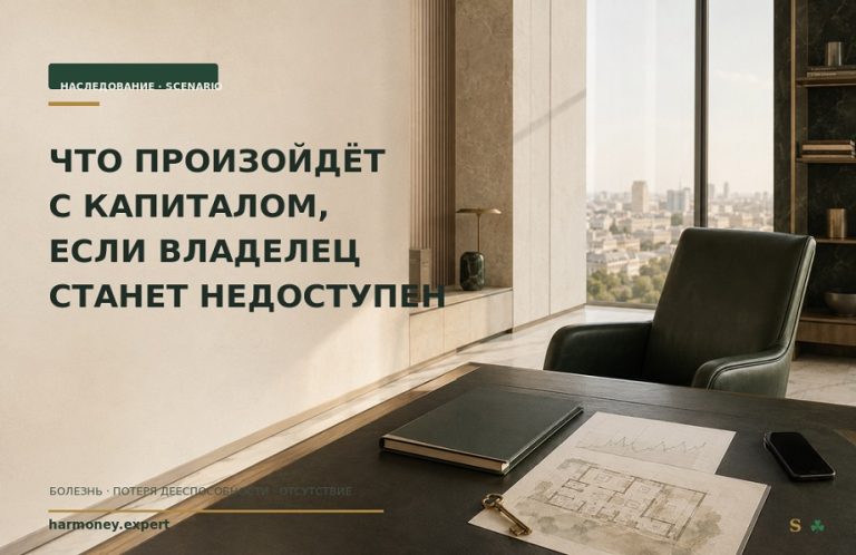 Пустое кресло владельца капитала, ставшего недоступным для управления активами